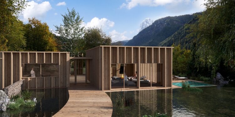 Adler Spa Resort Dolomiti apre saune sul lago