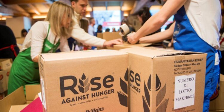 Marriott a sostegno dell’onlus Rise against Hunger per l’Ucraina