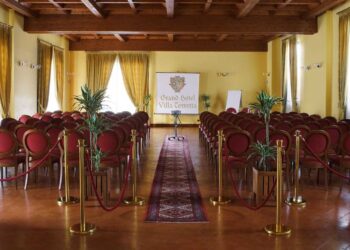 Meeting room al Grand Hotel Villa Torretta