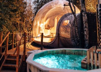 Antico Palter crea la ‘bubble room’ nel giardino con Spa