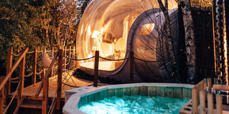 Antico Palter crea la ‘bubble room’ nel giardino con Spa