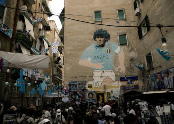 Il murale di Maradona a Napoli tra i siti più visitati in Italia