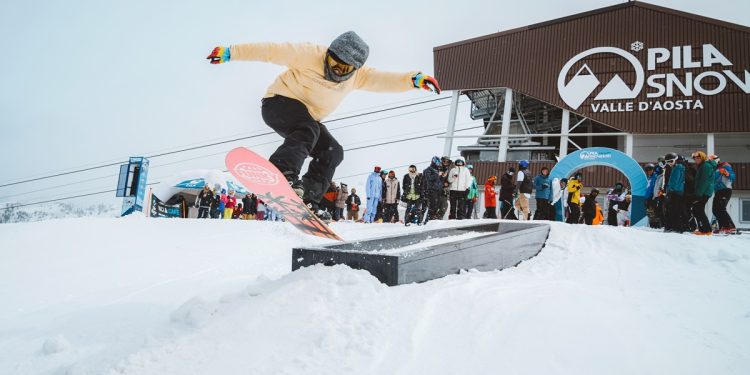 sci e snowpark a Pila
