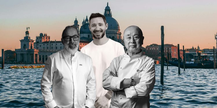 Airelles a Venezia porta un poker f&b: Niederkofler, Nobu, Grolet e Vongerichten