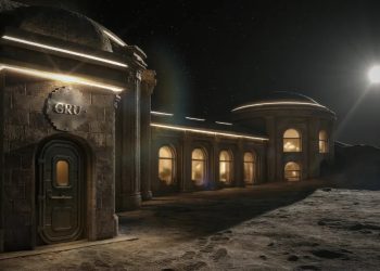 Aperte le prenotazioni per il primo hotel sulla luna. Opening nel 2032 a firma di Gru Space